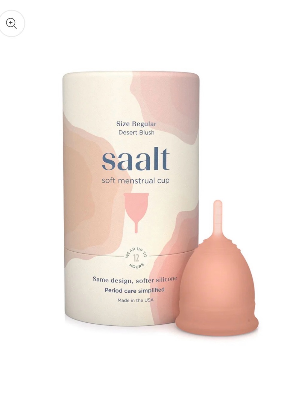 Saalt Soft Menstrual Cup - Desert Blush (Regular)